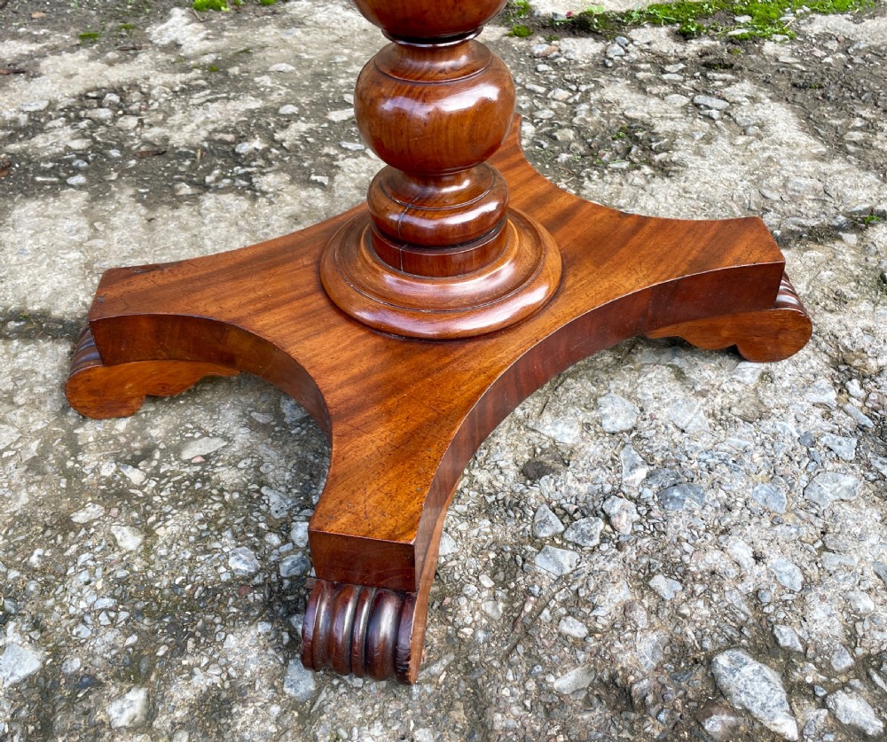 Antique Regency Mahogany Work Table View XXII
