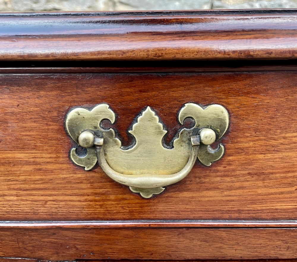 18th Century Georgian Elm and Fruitwood Kneehole Desk View XX