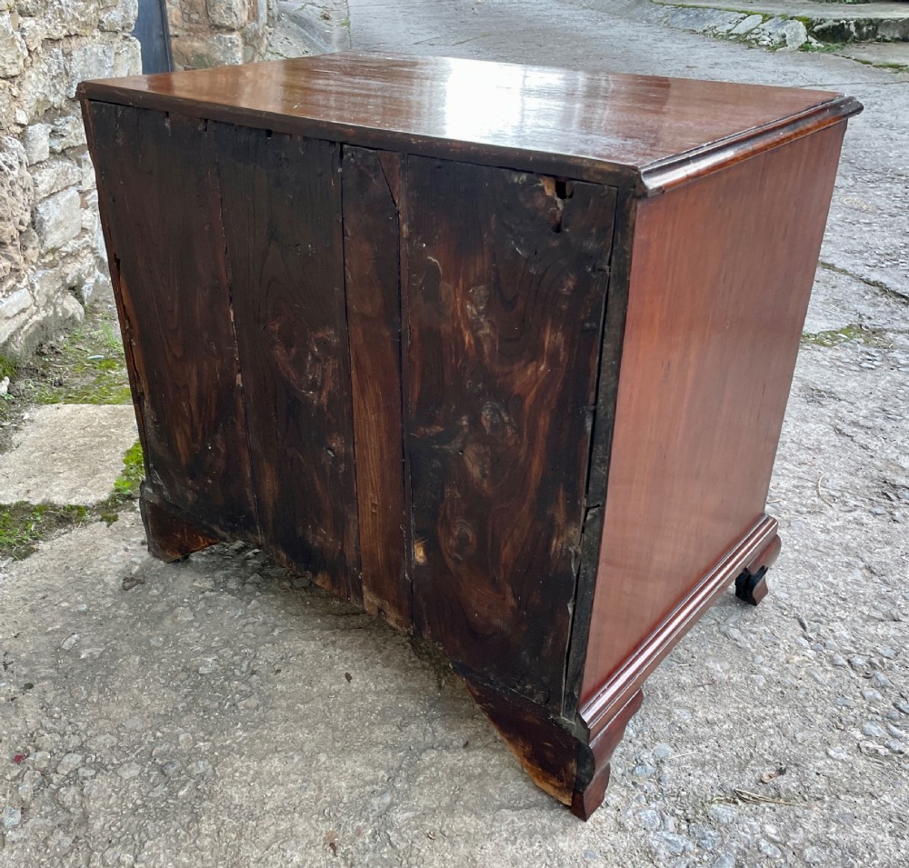 18th Century Georgian Elm and Fruitwood Kneehole Desk View XXX