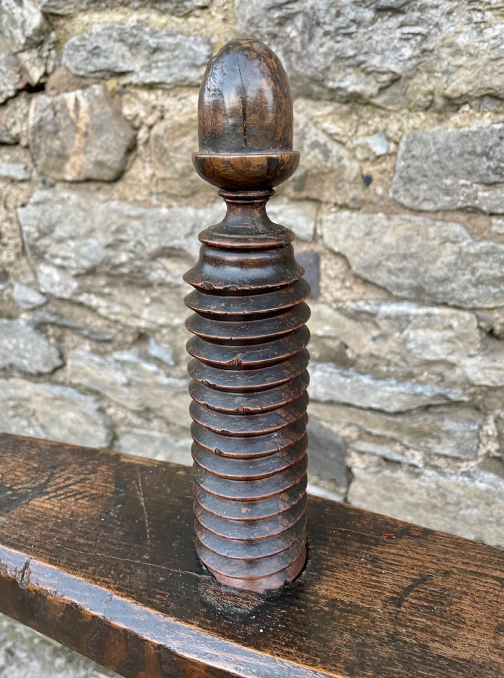 Antique Victorian Oak Tabletop Book Press View IV