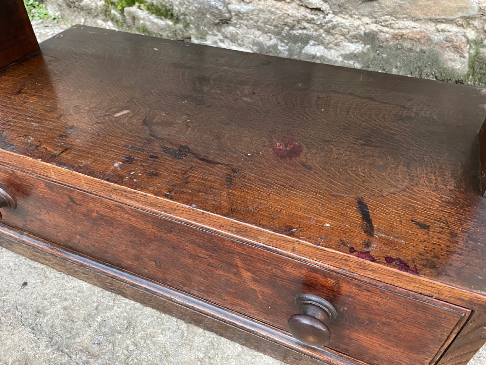 Antique Victorian Oak Tabletop Book Press View XXI