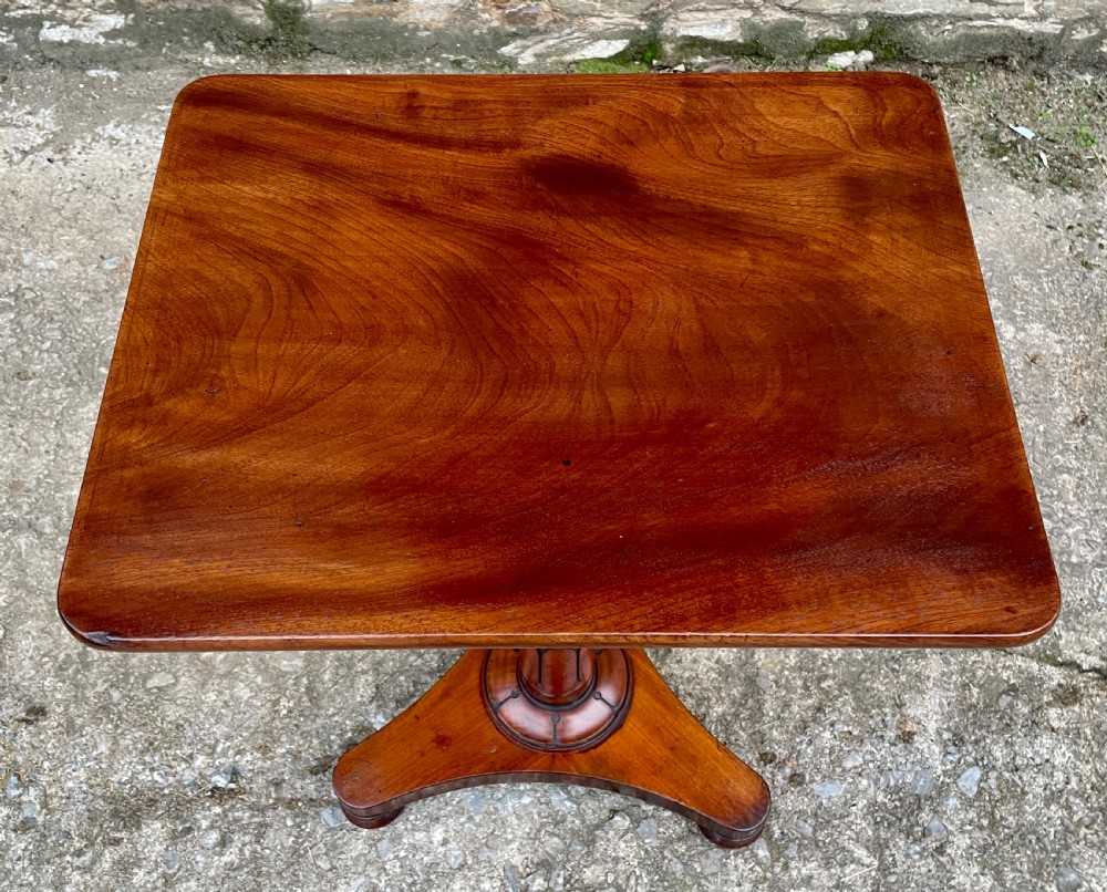 Antique Regency Mahogany Lamp Table View V