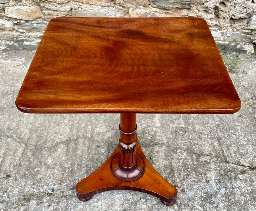 Antique Regency Mahogany Lamp Table View VI