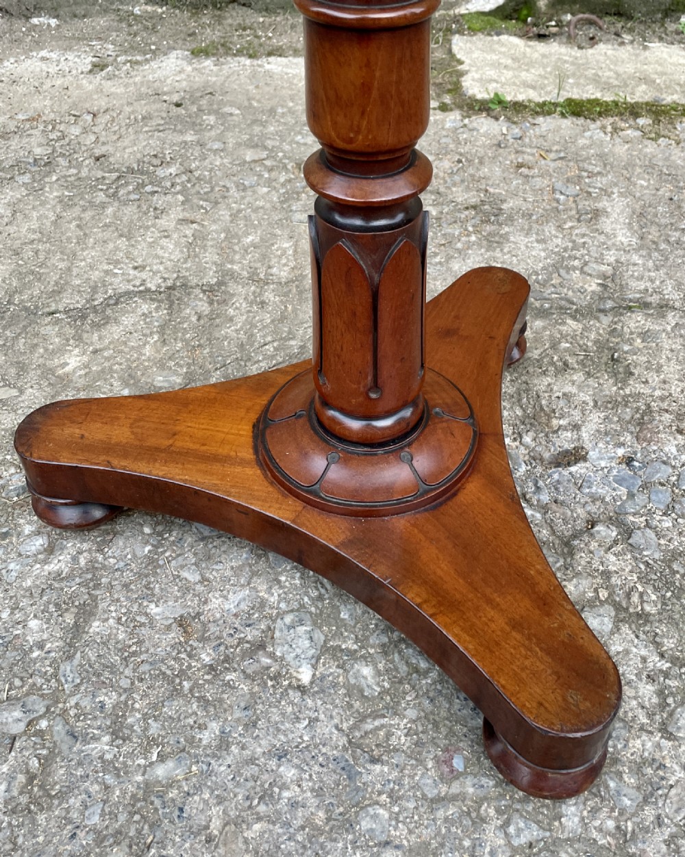 Antique Regency Mahogany Lamp Table View XIII