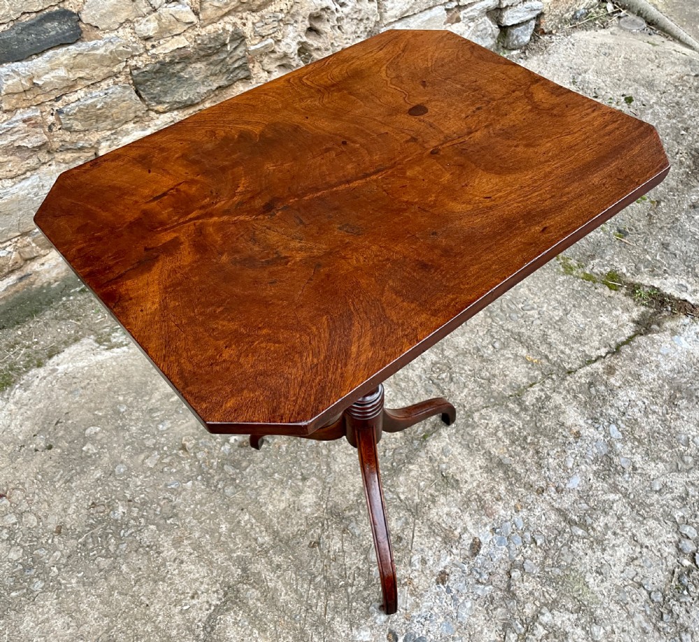 Regency Mahogany Snap Top Wine Table View IV