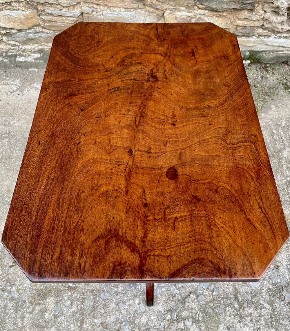 Regency Mahogany Snap Top Wine Table View VIII