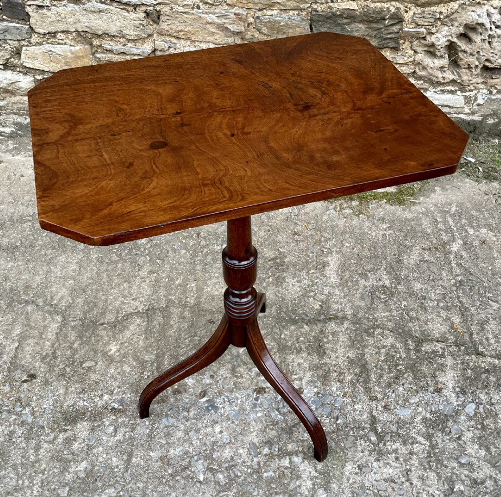 Regency Mahogany Snap Top Wine Table View IX