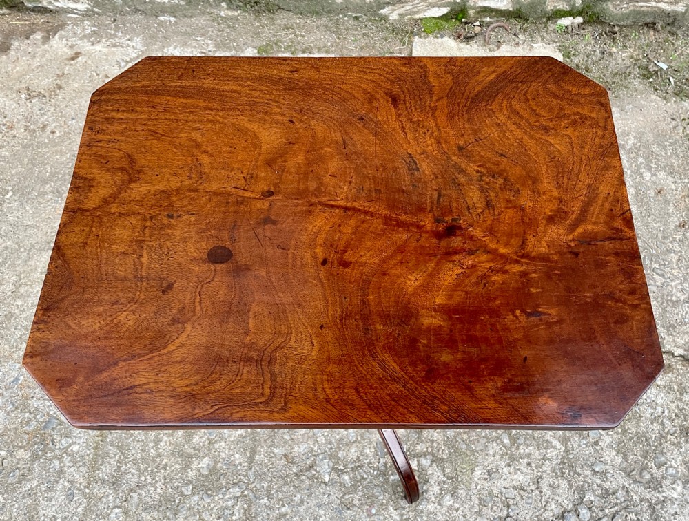 Regency Mahogany Snap Top Wine Table View XI