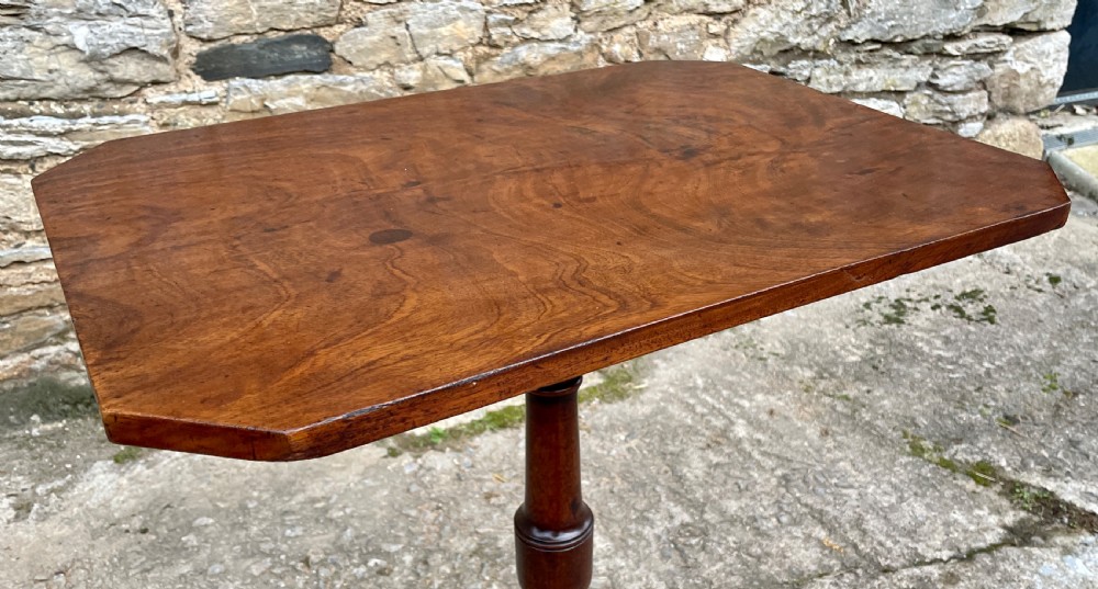 Regency Mahogany Snap Top Wine Table View XII