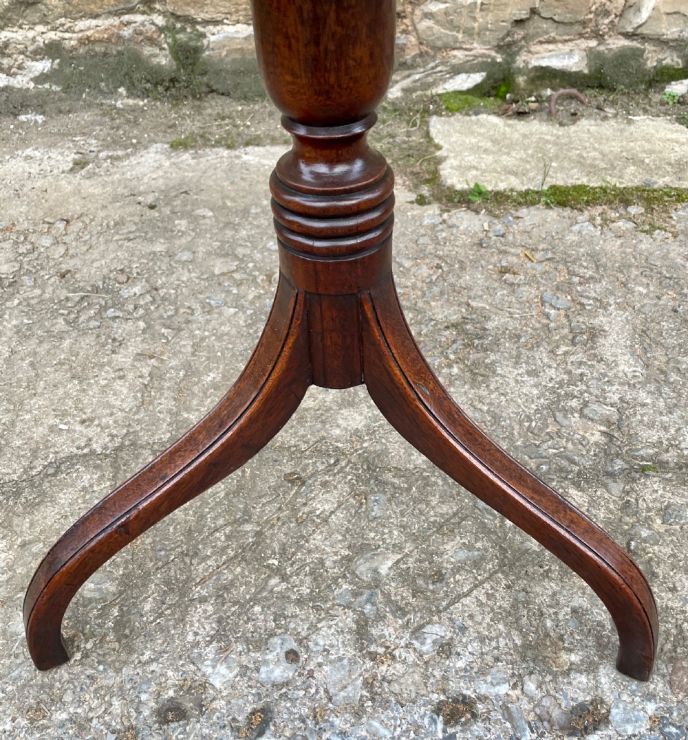 Regency Mahogany Snap Top Wine Table View XVI