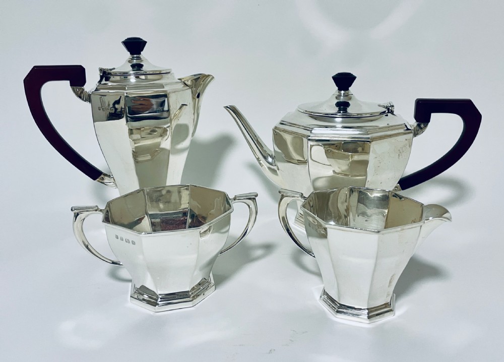 4 Piece Solid Sterling Silver Tea and Coffee Service