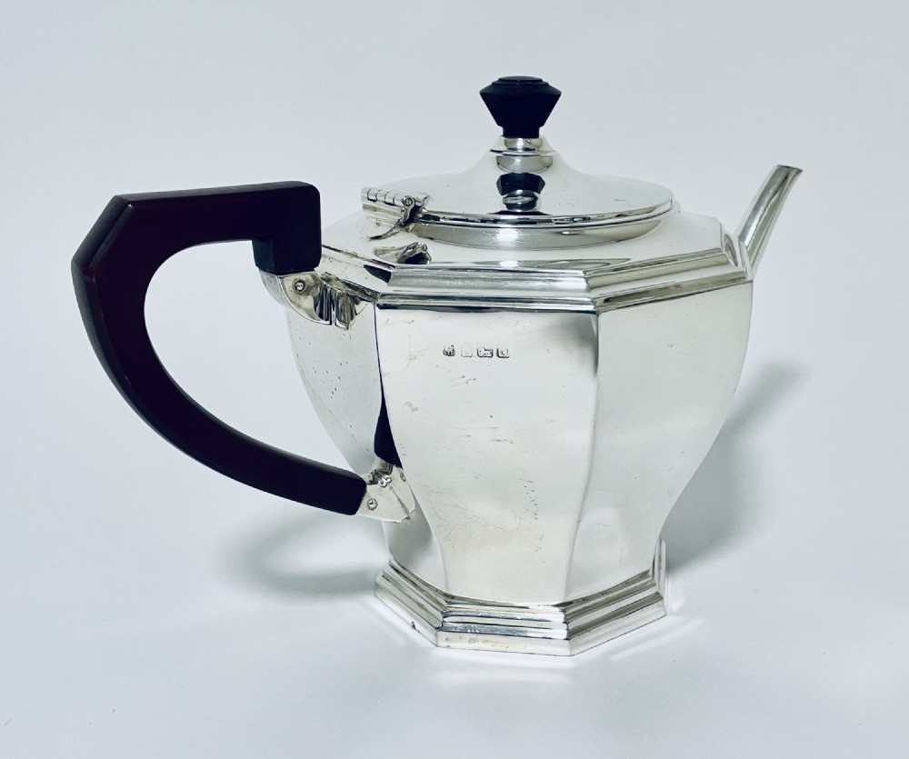4 Piece Solid Sterling Silver Tea and Coffee Service View IV