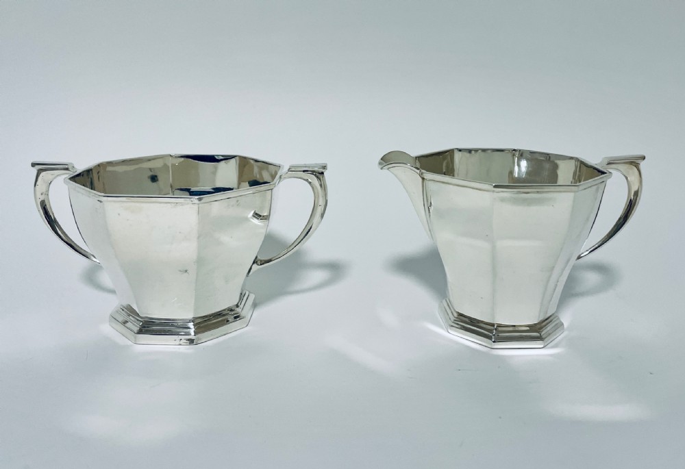 4 Piece Solid Sterling Silver Tea and Coffee Service View XIX