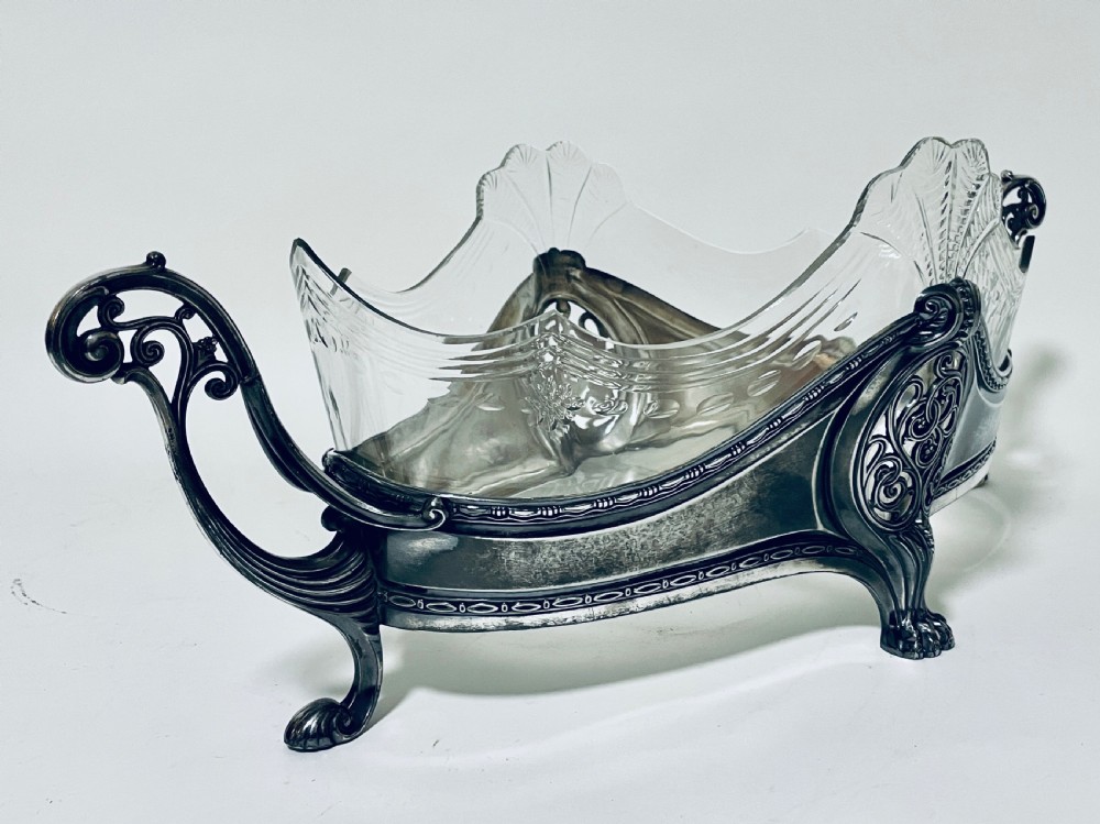 WMF Art Nouveau Silver Plated Centrepiece Bowl View V