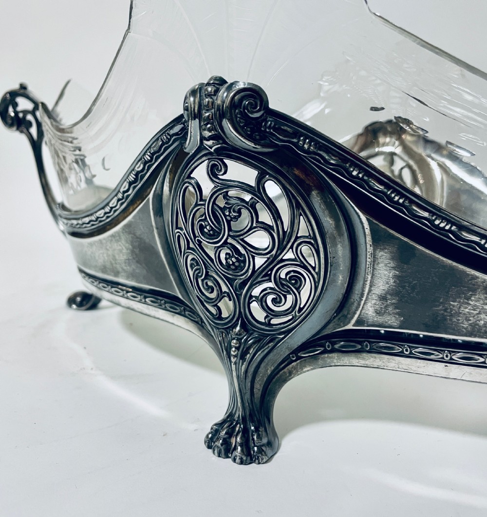 WMF Art Nouveau Silver Plated Centrepiece Bowl View VII