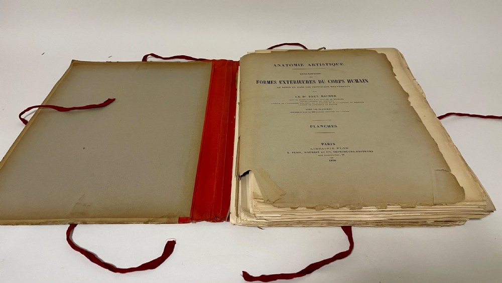 First Edition Folio Anatomie Artistique 1890 View X