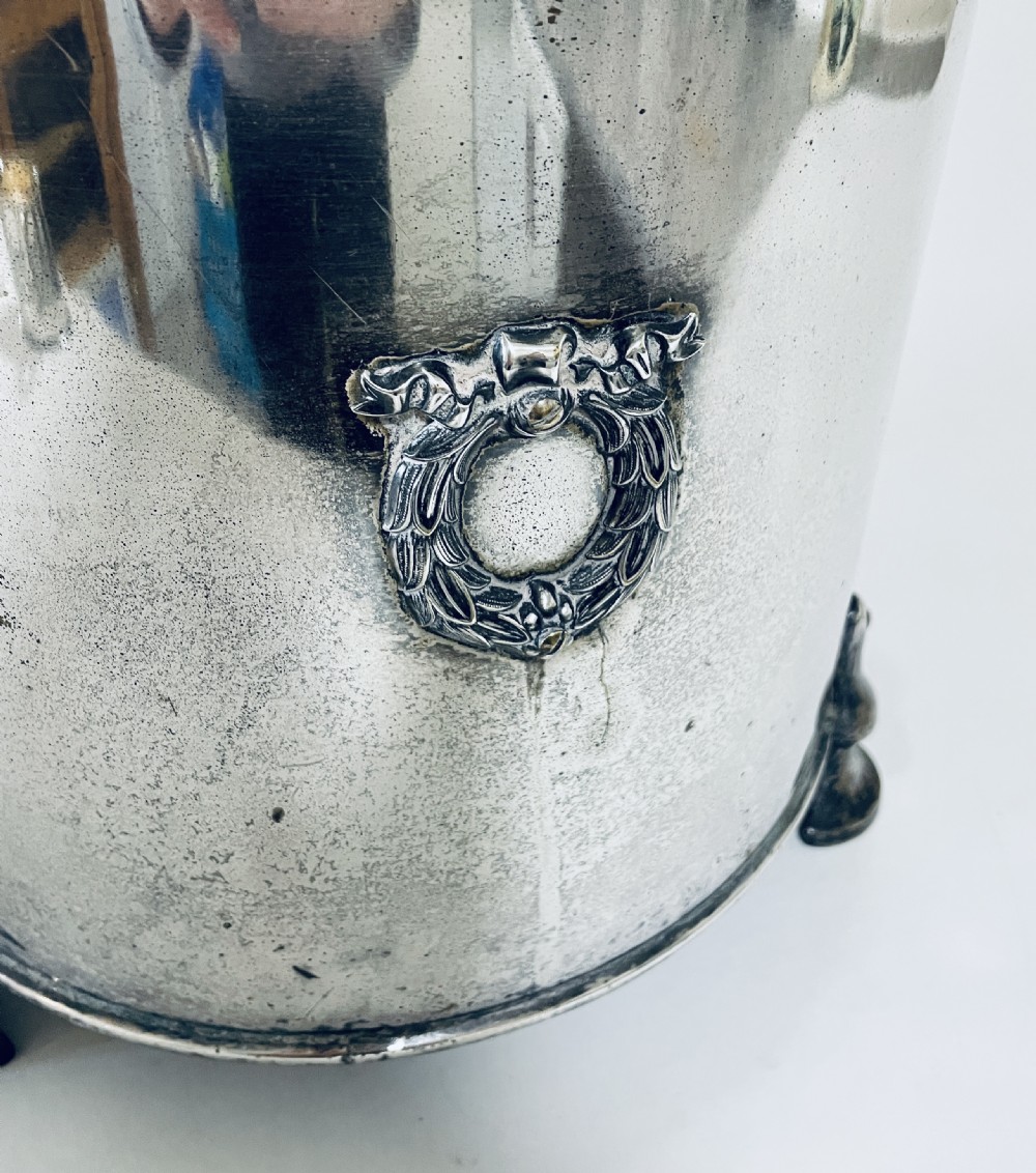 Art Deco Chrome Coal Bin View II