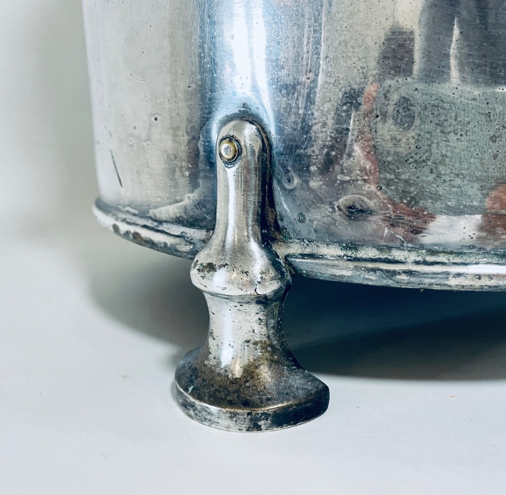 Art Deco Chrome Coal Bin View XIII