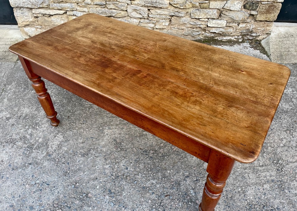 Large Victorian Mahogany Farmhouse Style Dining Table View XXII