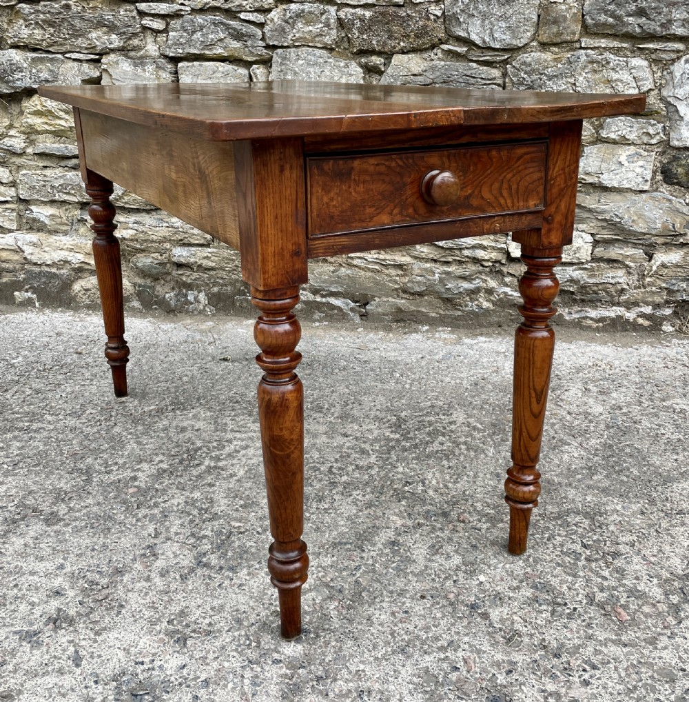Victorian Twin Plank Ash Farmhouse Table View IV