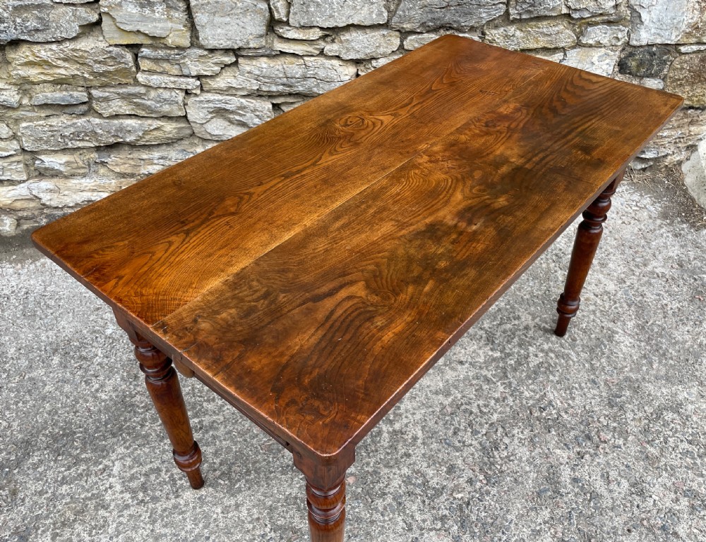 Victorian Twin Plank Ash Farmhouse Table View XI