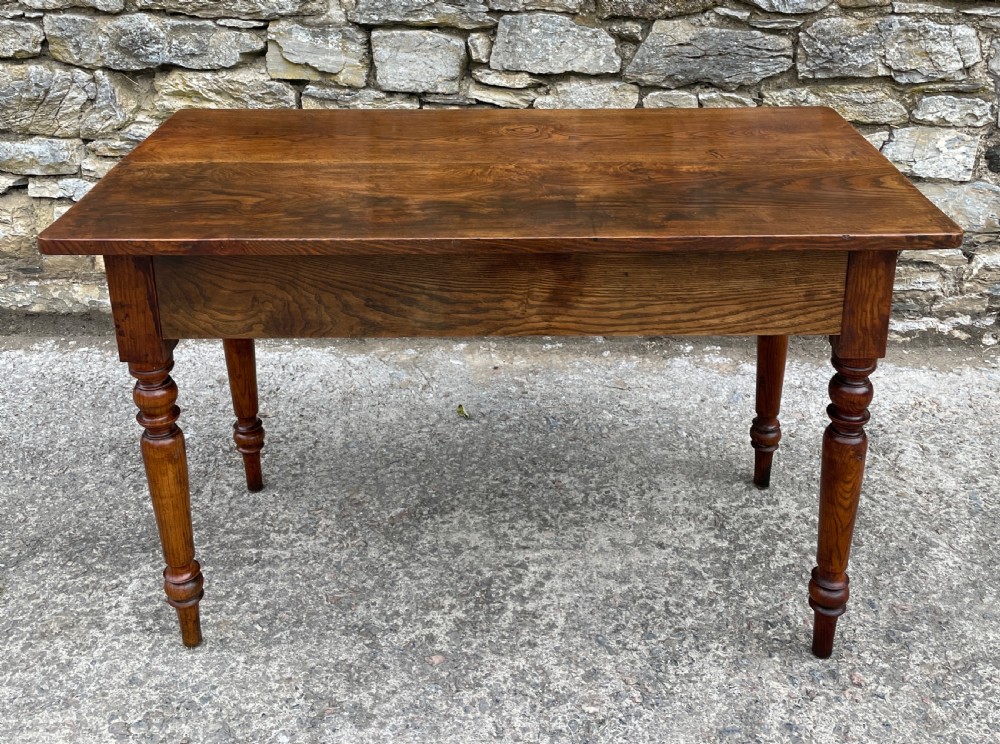 Victorian Twin Plank Ash Farmhouse Table View XII