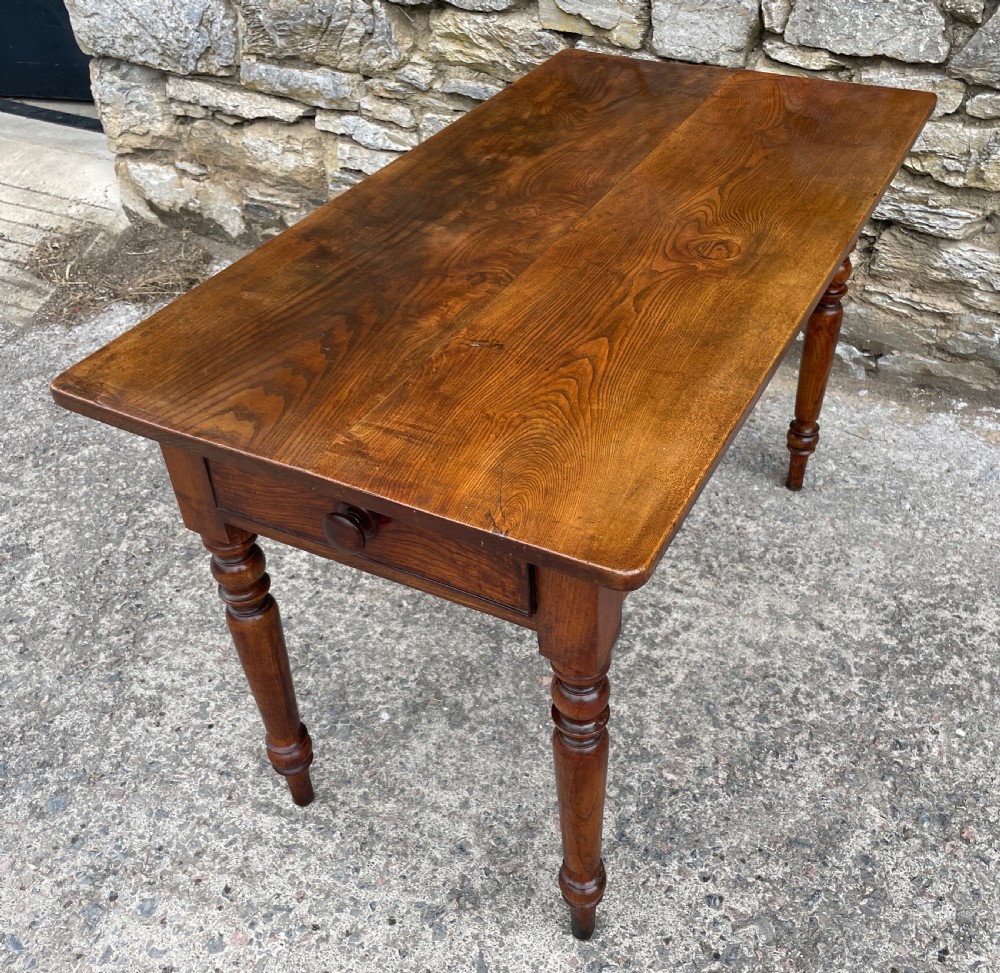 Victorian Twin Plank Ash Farmhouse Table View XVIII