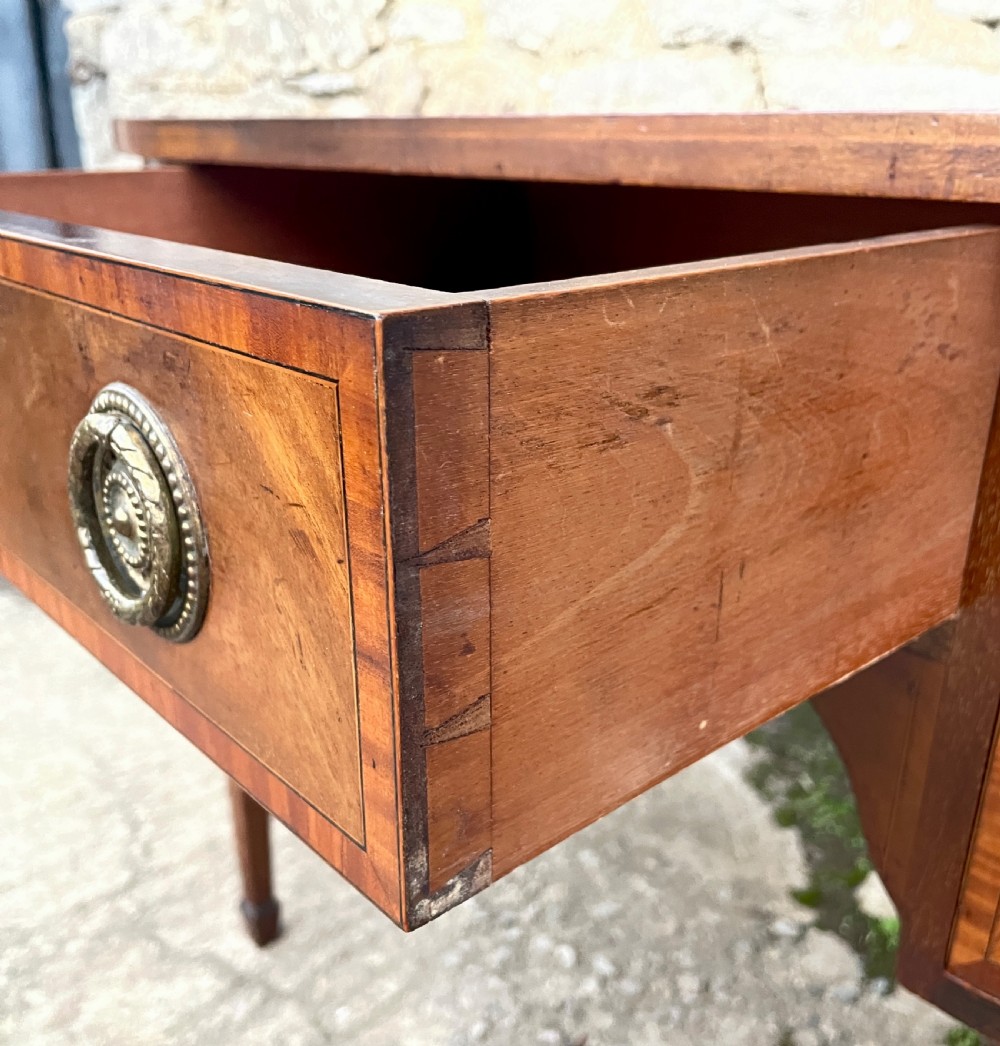 Edwardian Mahogany Inlaid Writing Table View XV