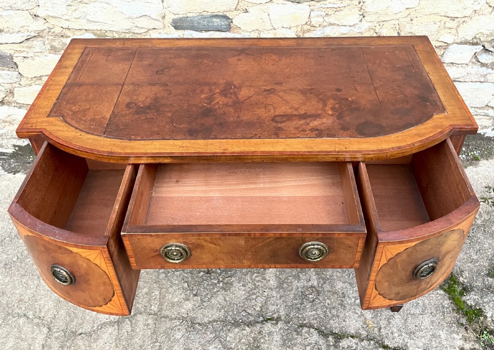 Edwardian Mahogany Inlaid Writing Table View XVI
