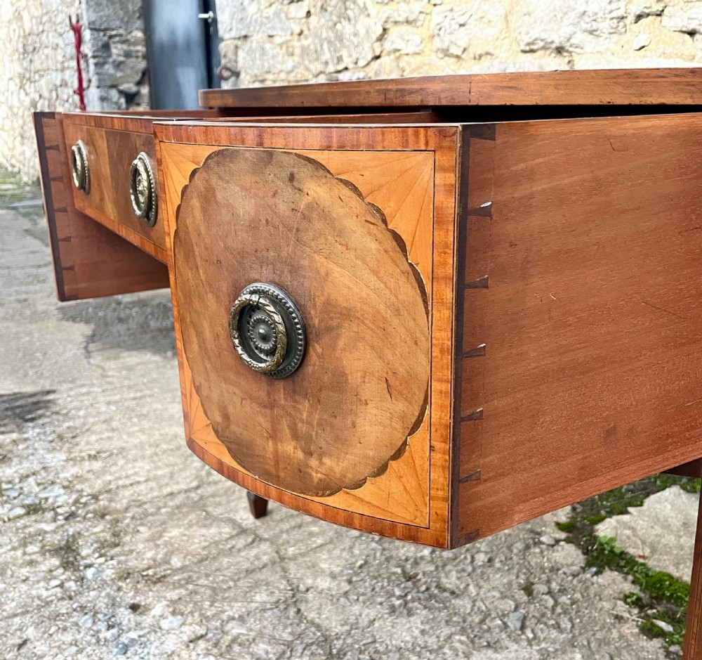 Edwardian Mahogany Inlaid Writing Table View XVII