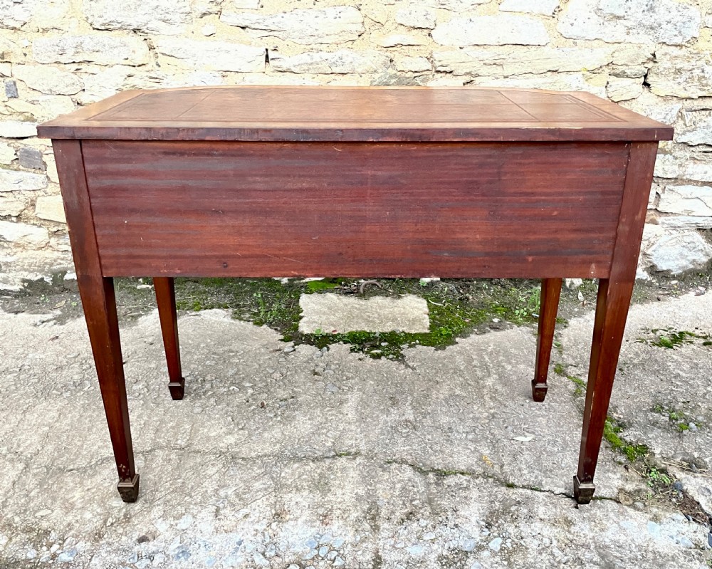 Edwardian Mahogany Inlaid Writing Table View XVIII