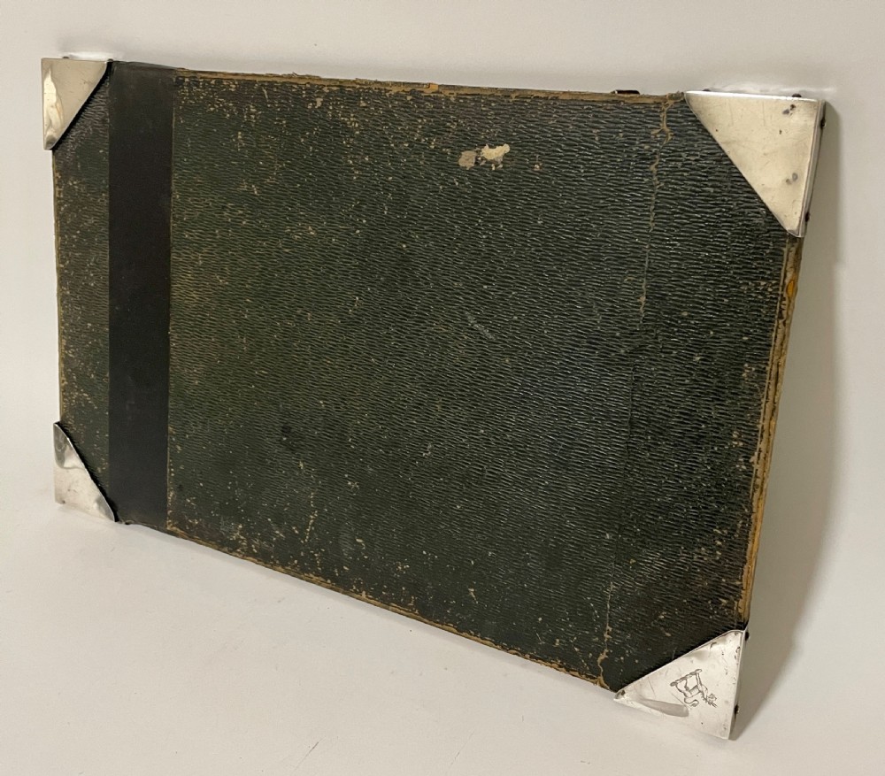 Antique Silver Mounted Blotting Pad View V