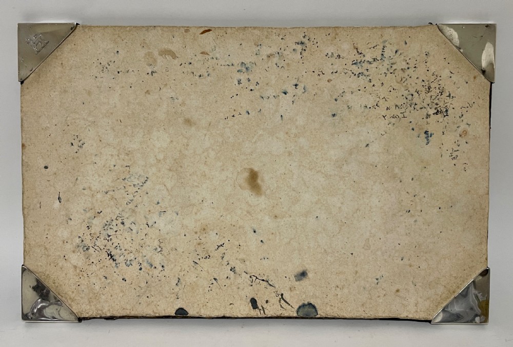 Antique Silver Mounted Blotting Pad View XV