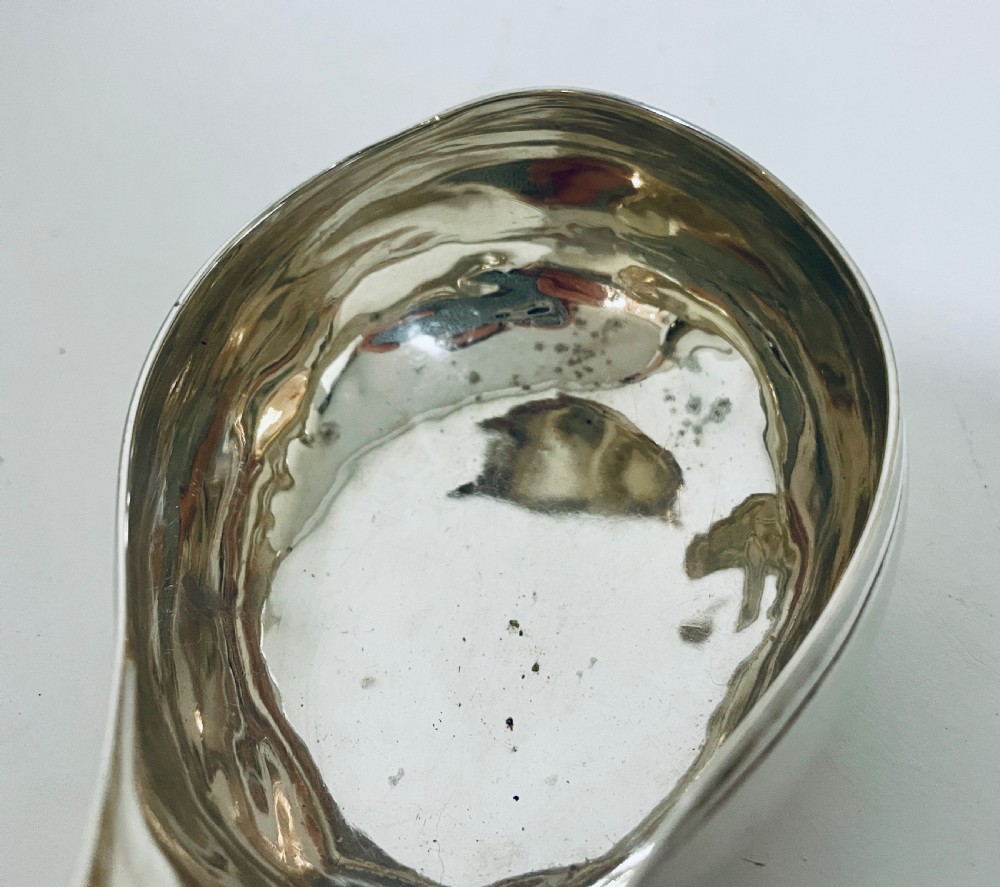 Georgian Solid Silver Pap Boat View X