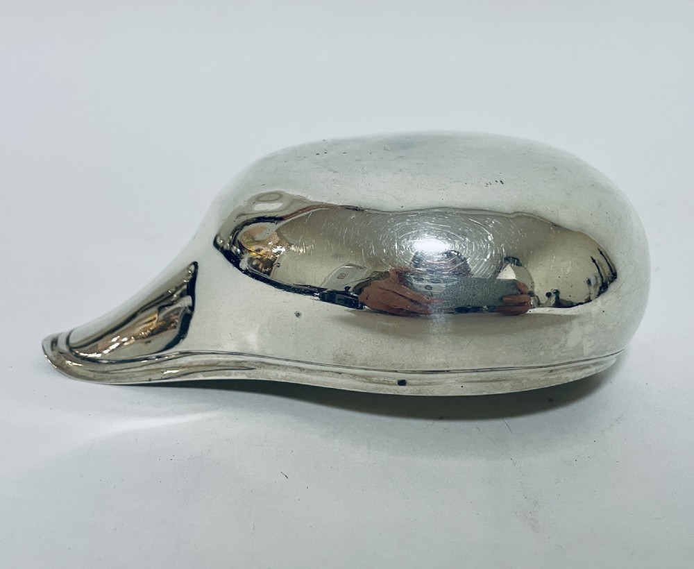 Georgian Solid Silver Pap Boat View XII