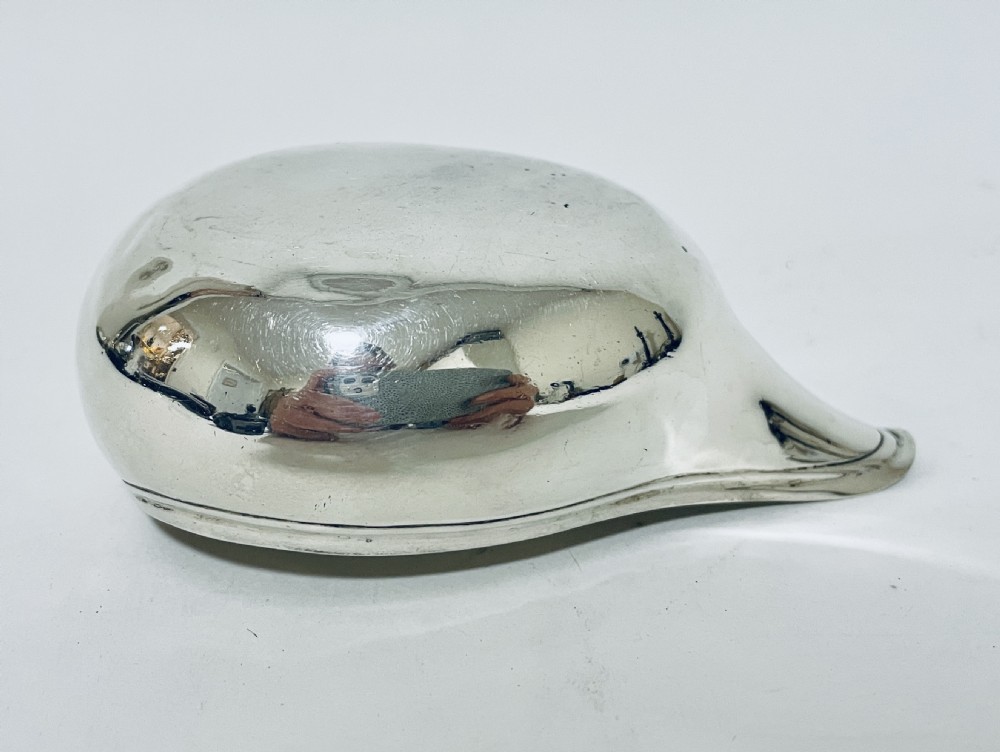 Georgian Solid Silver Pap Boat View XIII