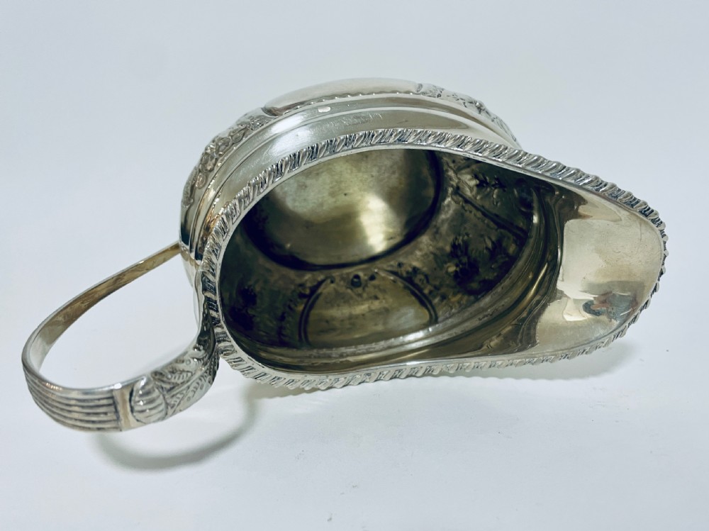Georgian Solid Sterling Silver Cream Jug View XIII