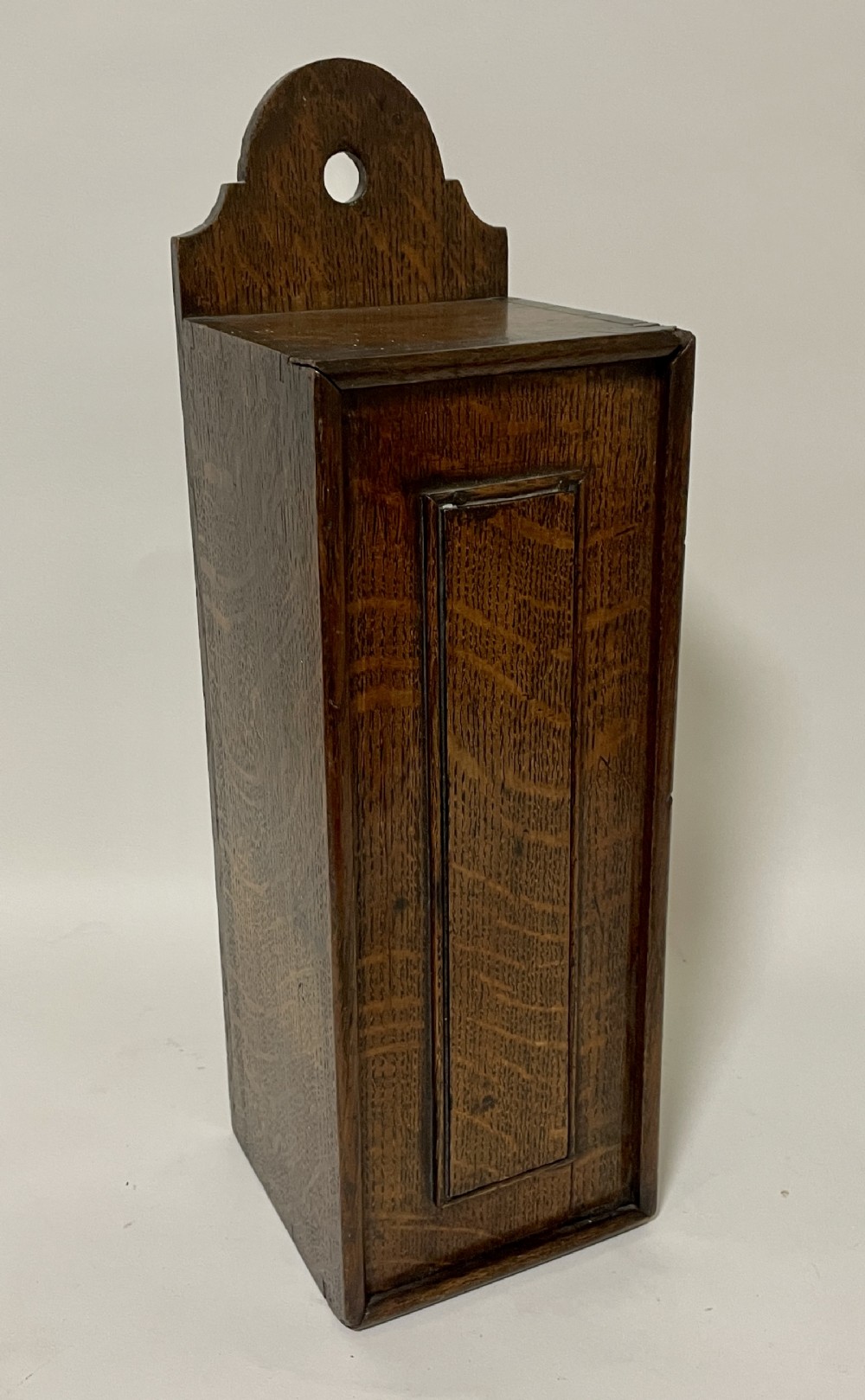 Antique Georgian Oak Candle Box