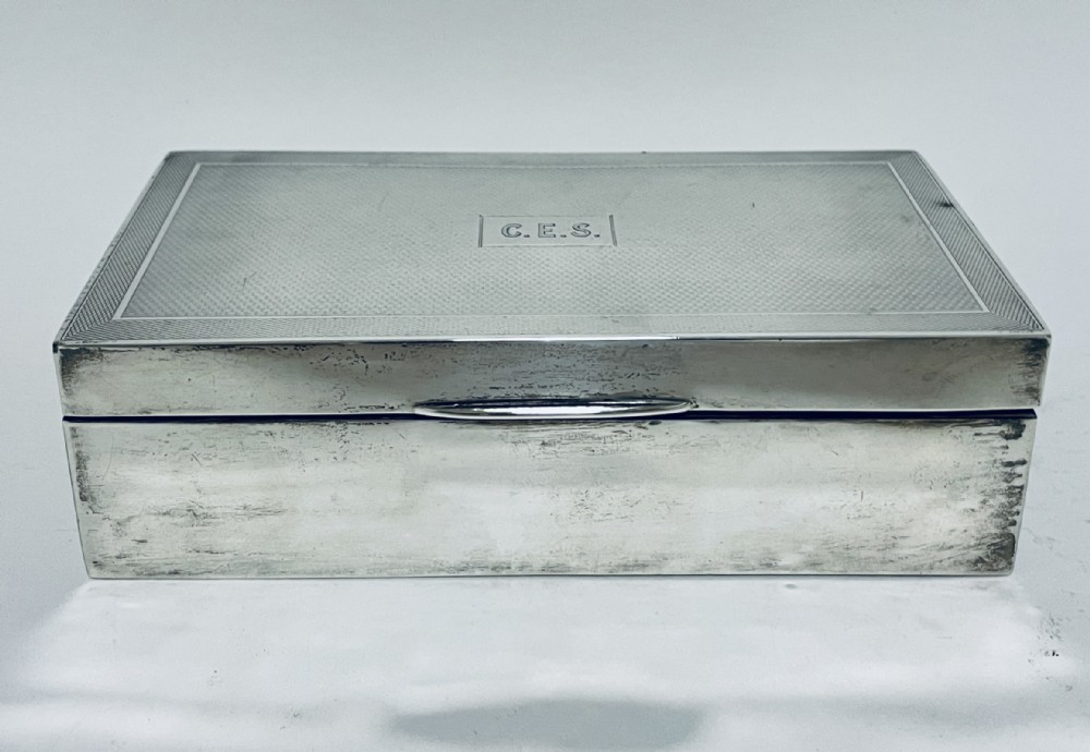 Antique Sterling Silver Cigarette Box
