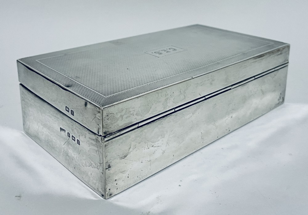 Antique Sterling Silver Cigarette Box View VI