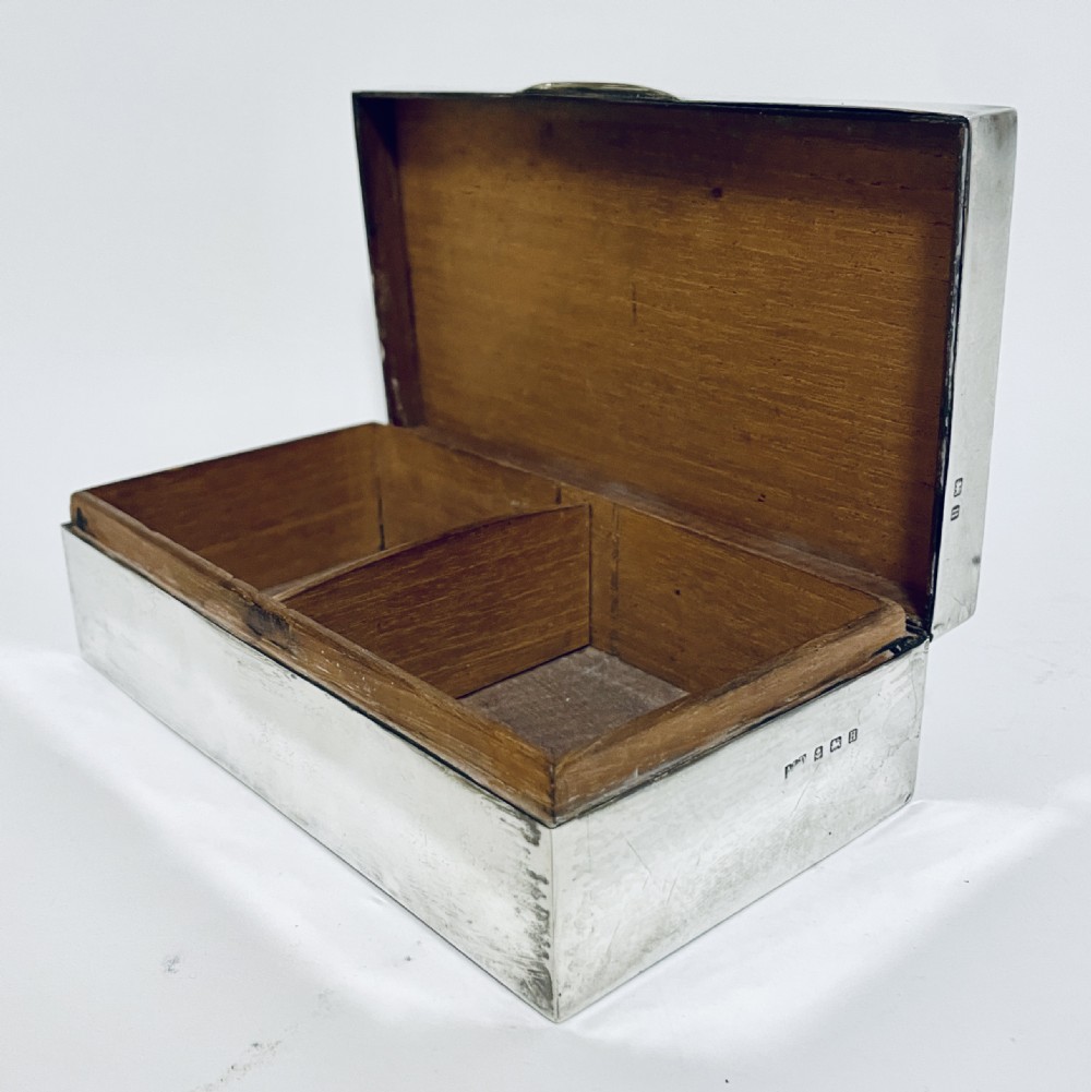 Antique Sterling Silver Cigarette Box View XI