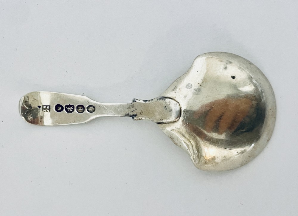 Antique Georgian Solid Sterling Silver Tea Caddy Spoon View VII