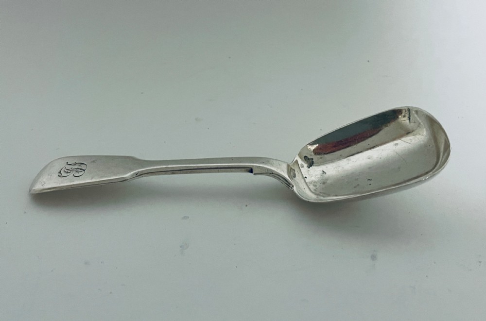 Georgian Solid Sterling Silver Tea Caddy Spoon View II