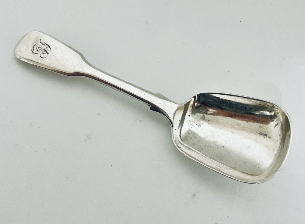 Georgian Solid Sterling Silver Tea Caddy Spoon View III