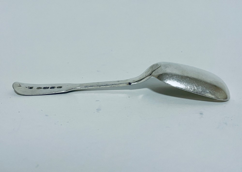 Georgian Solid Sterling Silver Tea Caddy Spoon View VII