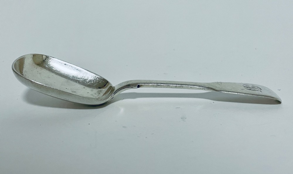 Georgian Solid Sterling Silver Tea Caddy Spoon View XI