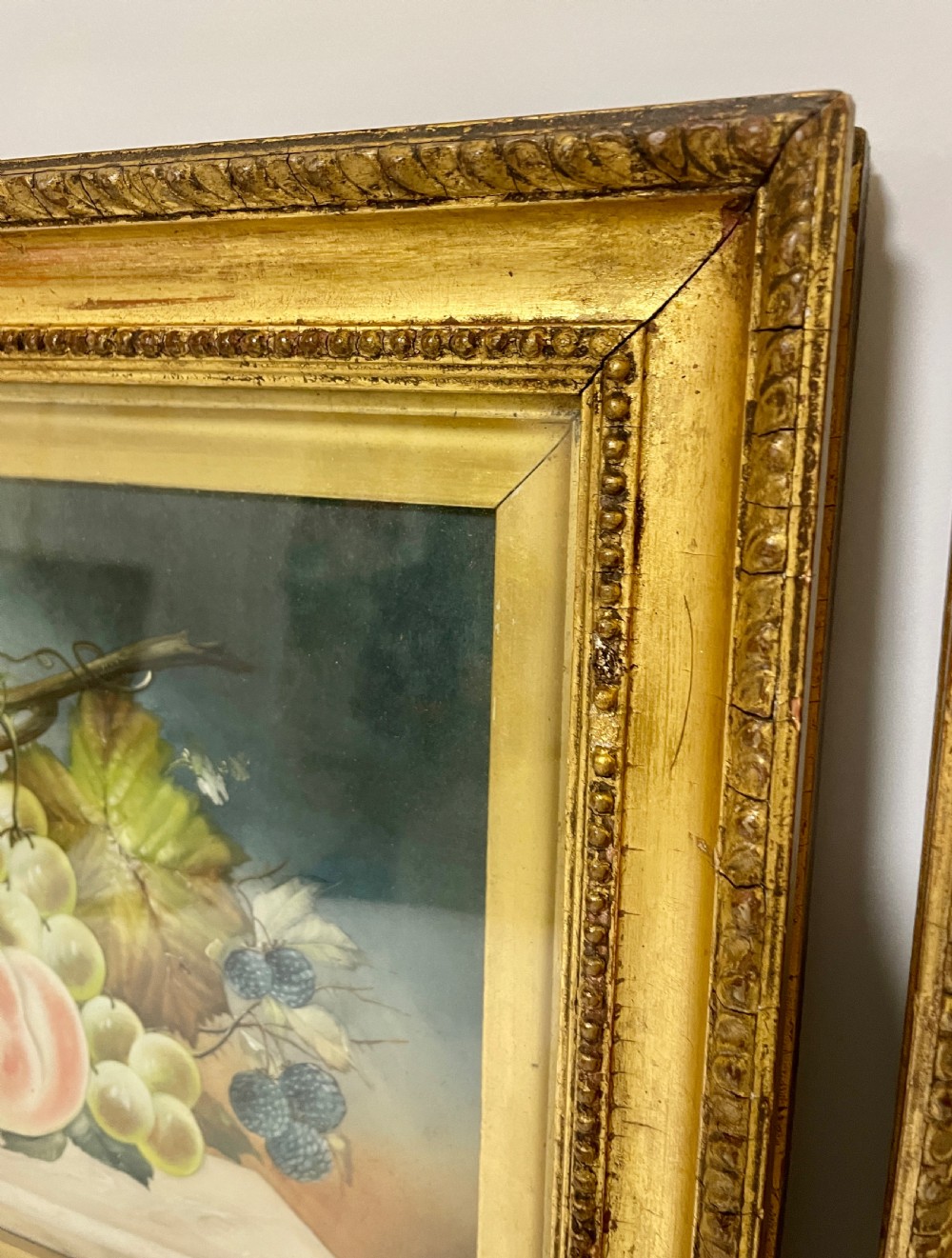 Pair of Wrayworth Still Life Paintings on Ceramic View XI