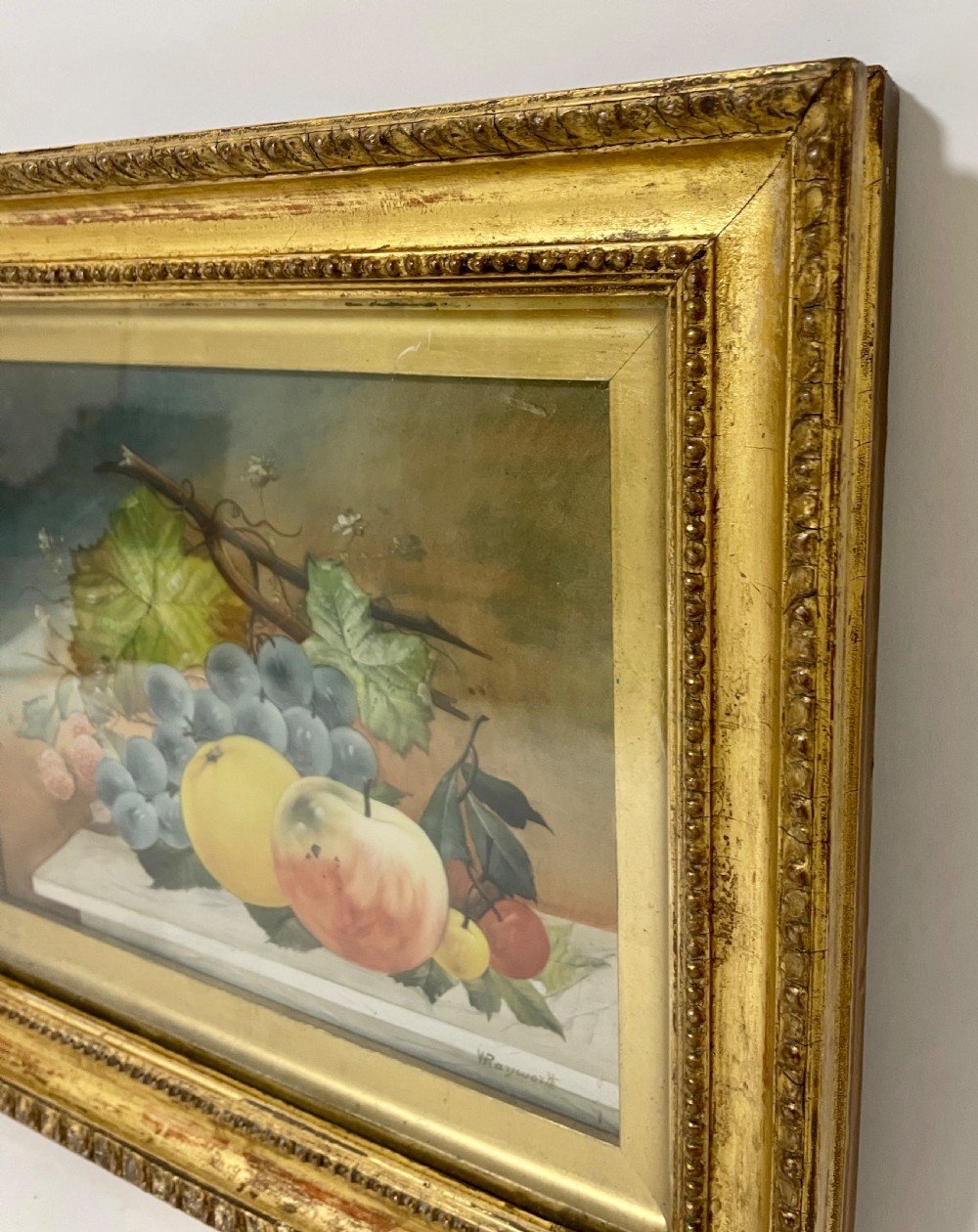 Pair of Wrayworth Still Life Paintings on Ceramic View XIV