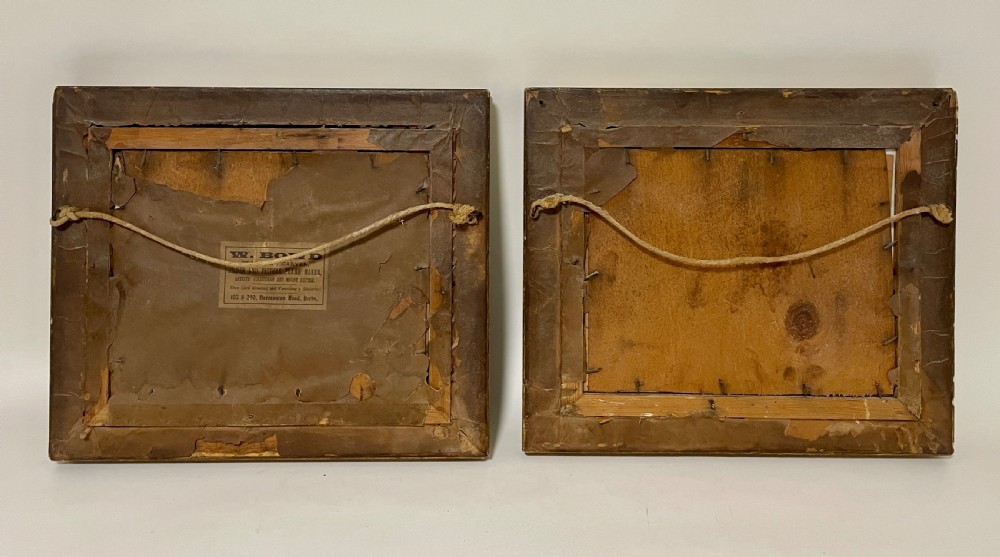 Pair of Wrayworth Still Life Paintings on Ceramic View XVIII