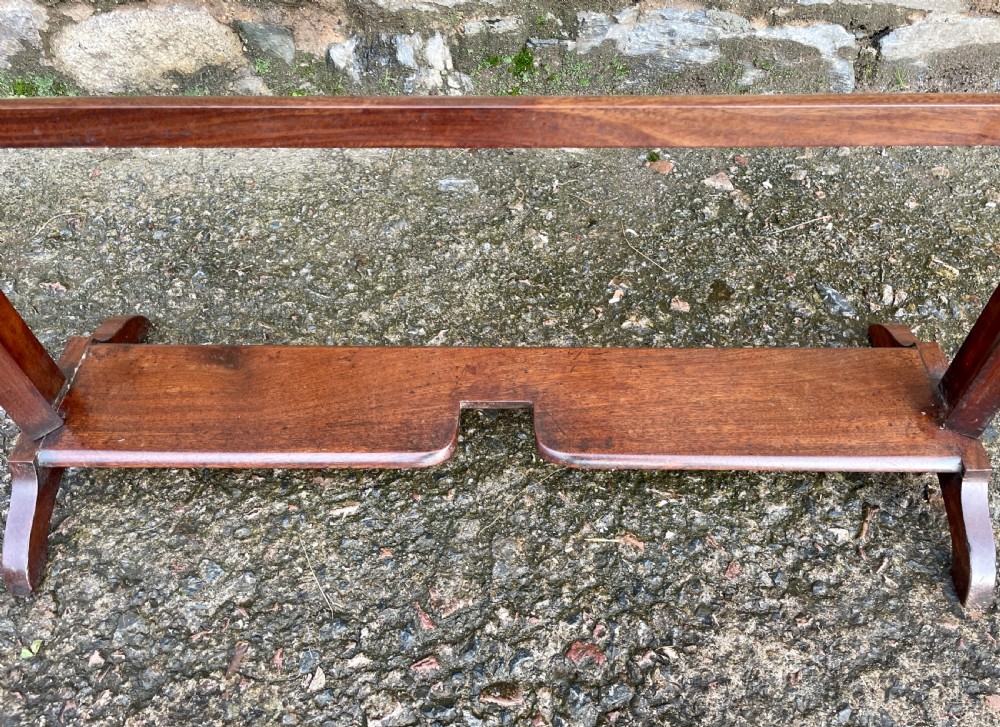 ?Victorian Mahogany Folding Towel Rail View V